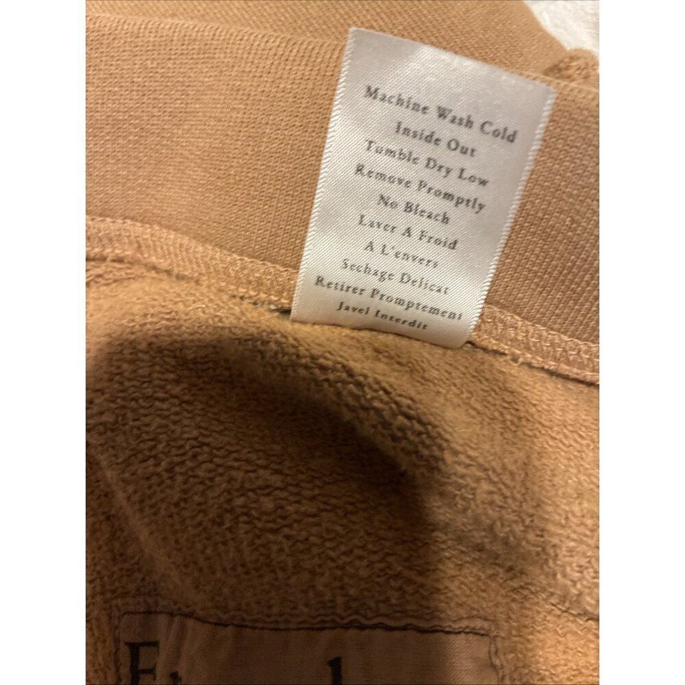frank & eileen tan tulip ankle sweat pants Solid Tan Camel Xs - Picture 6 of 6